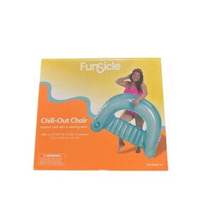 Funsicle Chill-Out Chair Inflatable Lounger Supports Up To 220 lbs New in Box